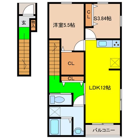 リーブルファイン行田駅前（行田市清水町）の物件間取画像